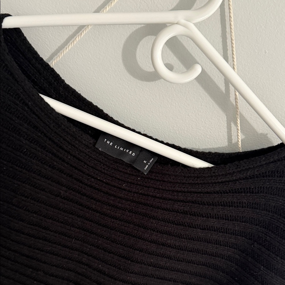 The Limited Women's Black Textured Sweater